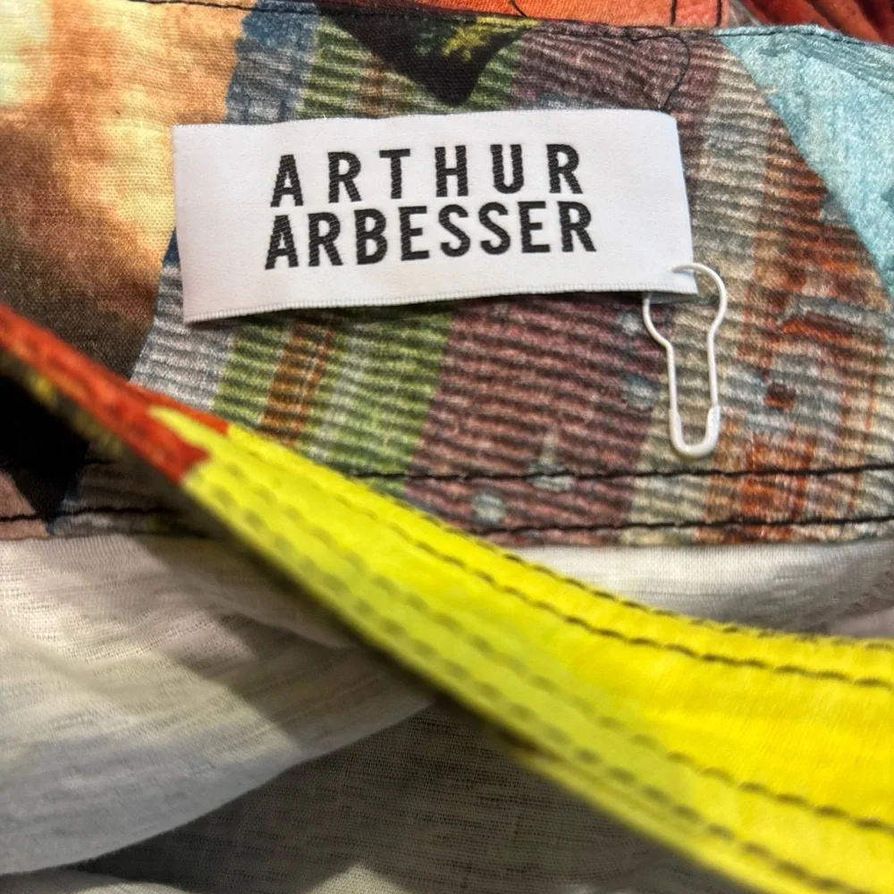 New Arthur Arbesser Italian Cotton Patchwork Wrap Skirt Runway I-40 US-M $695 - Picture 3 of 13